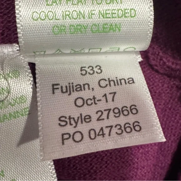 Lilly Pulitzer Elba Sweater in Shiraz Sz M - Picture 10 of 12